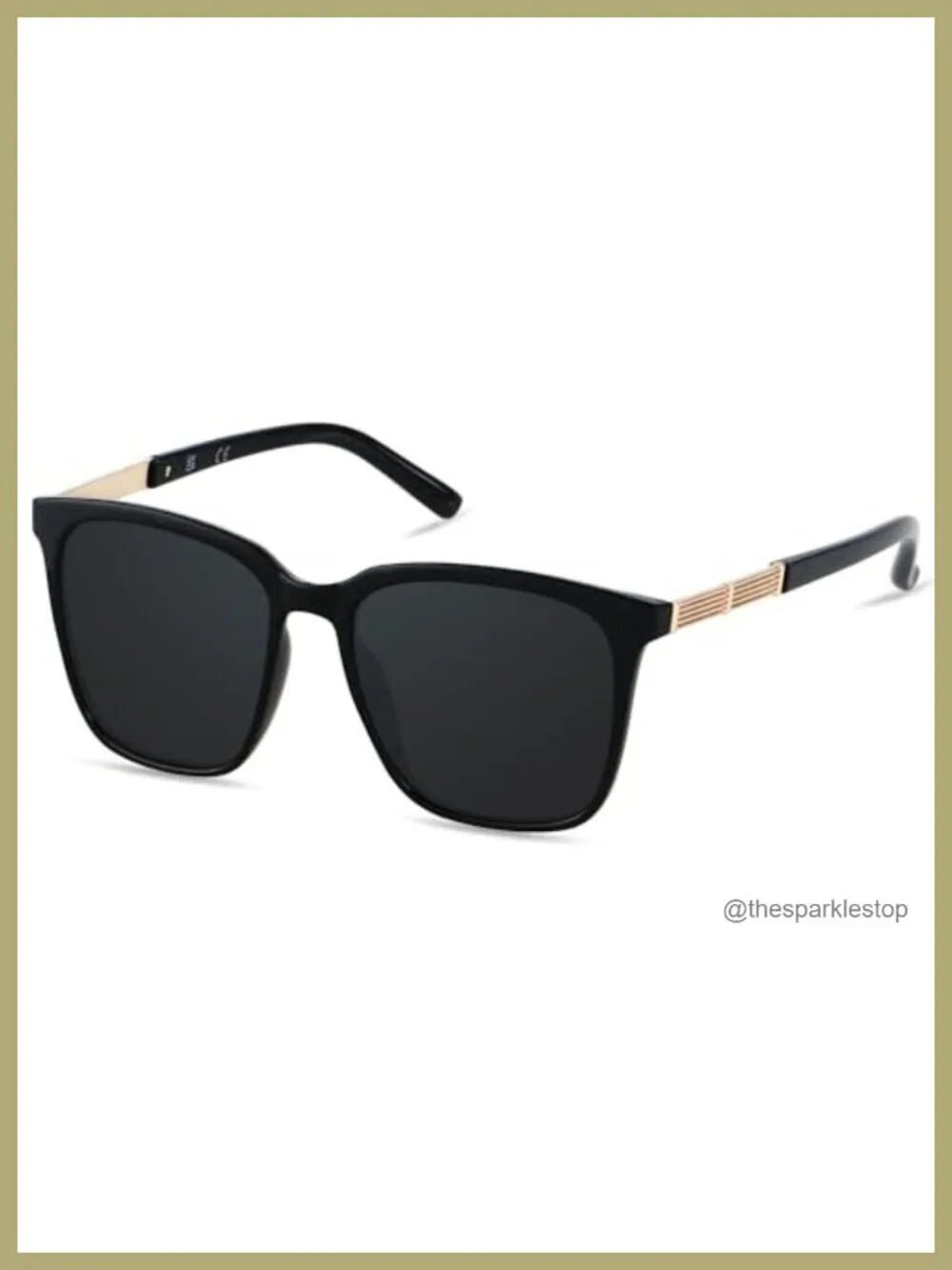 Oversized Square Sunglasses for Women UV400 Polarized Retro Shades